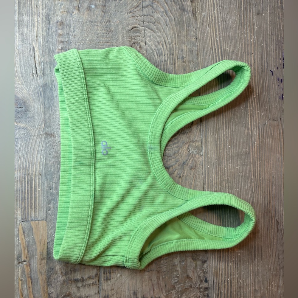 Alo lime green top